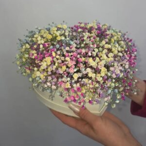 Композиция в коробке "Радуга"