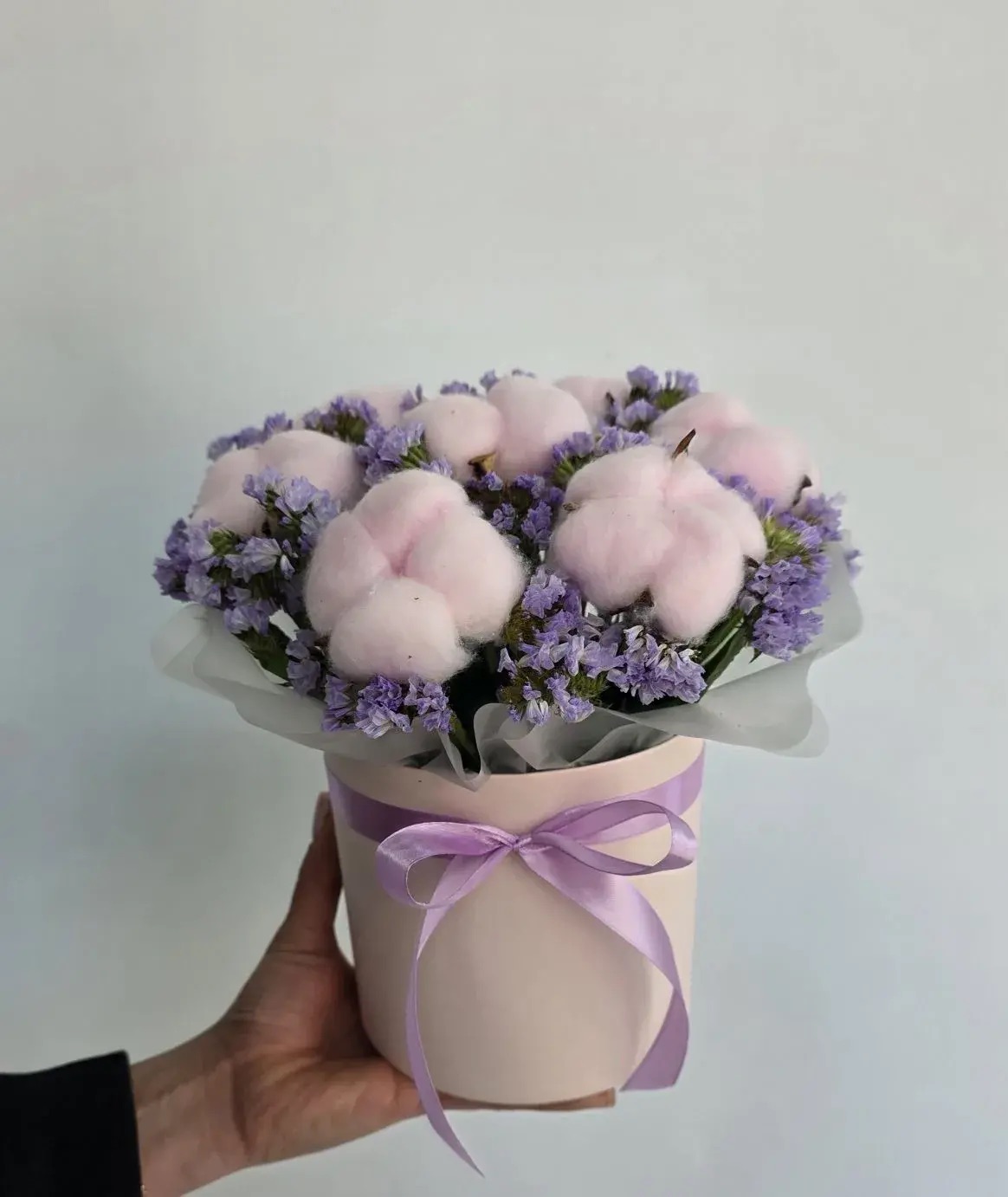 Композиция в шляпной коробке 