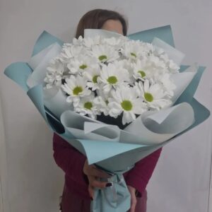 Букет из хризантем "Волна"