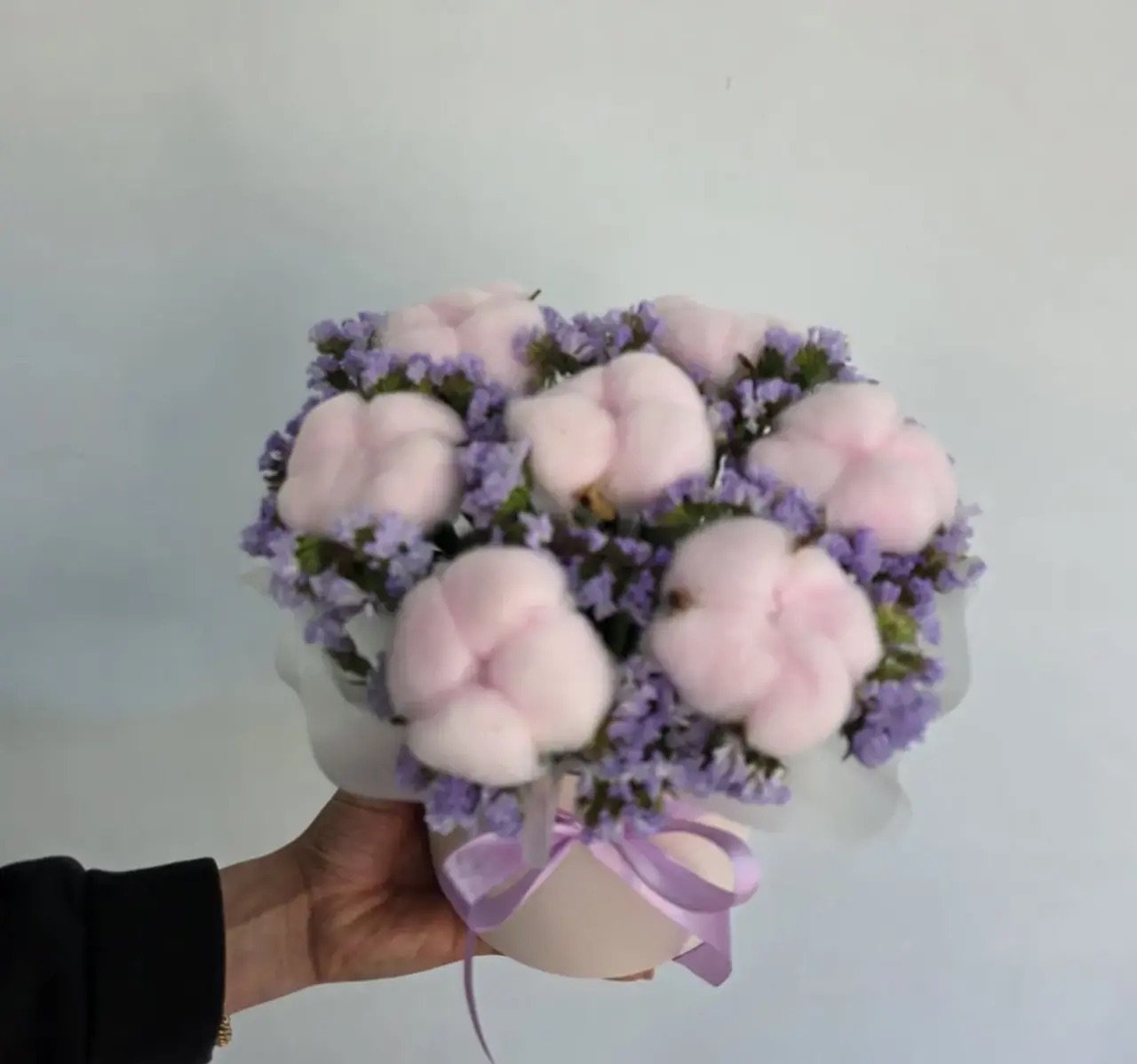 Композиция в шляпной коробке 