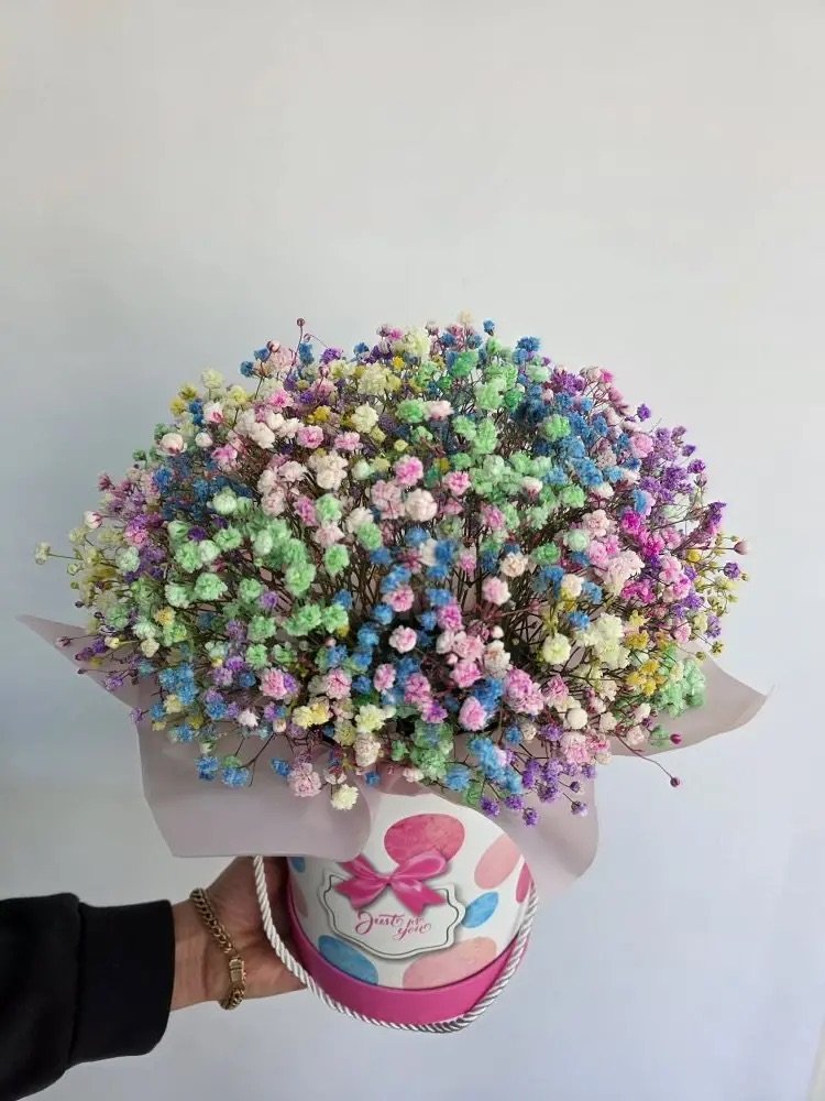 Композиция в шляпной коробке 